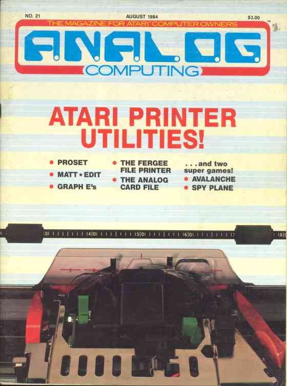 ANALOG magazine cover