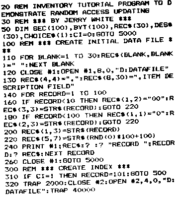Disk Files: Note and Point — original illustration or listing
