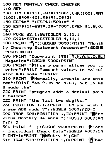 Balance Your Checkbook — original illustration or listing
