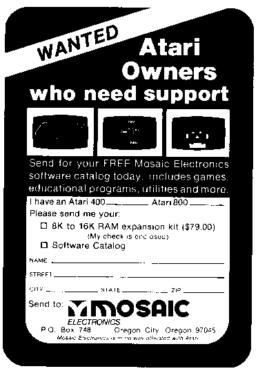 Mosaic 16K RAM Kit — original illustration or listing