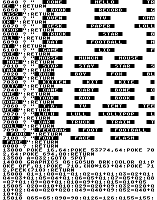 What Is It? — original illustration or listing