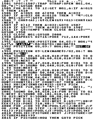 What Is It? — original illustration or listing