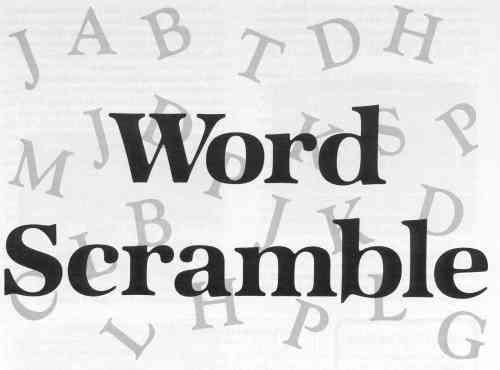 Word Scramble