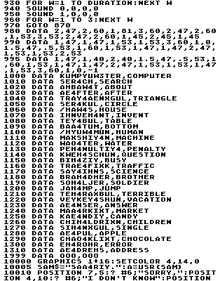 Spelling.SAM — original illustration or listing