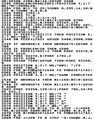 Math Attack — original illustration or listing