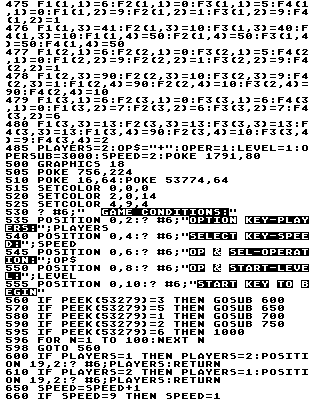 Math Attack — original illustration or listing