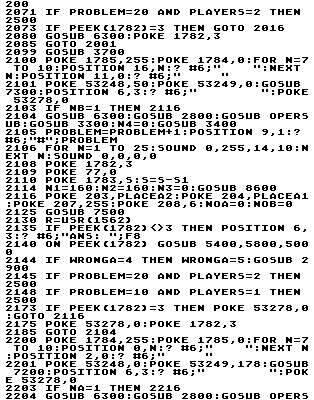 Math Attack — original illustration or listing