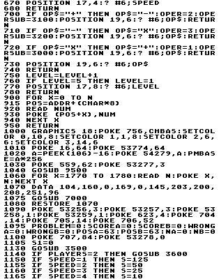Math Attack — original illustration or listing