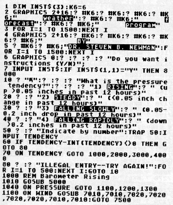Weather Forecaster — original illustration or listing