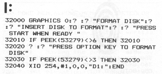 BASIC Disk Utilities — program listing