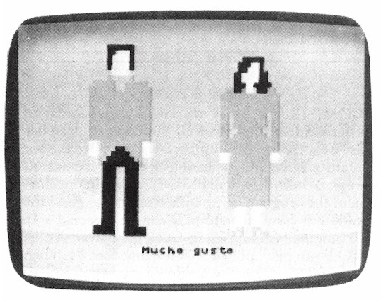 ATARI Conversational Spanish — program listing