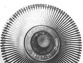 Daisy wheel print head