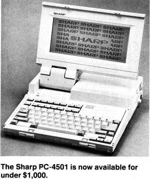 Sharp PC-4501