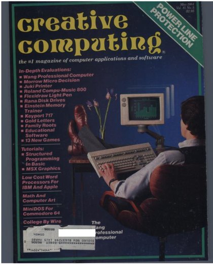 Creative Computing — May 1984 cover
