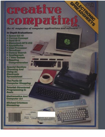 Creative Computing — June 1984 cover