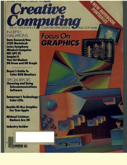 Creative Computing — February 1985 cover