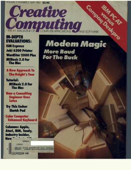 Creative Computing — May 1985 cover