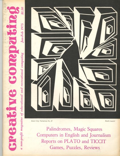 Creative Computing — January–February 1975 cover