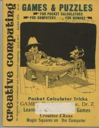 Creative Computing — January–February 1976 cover