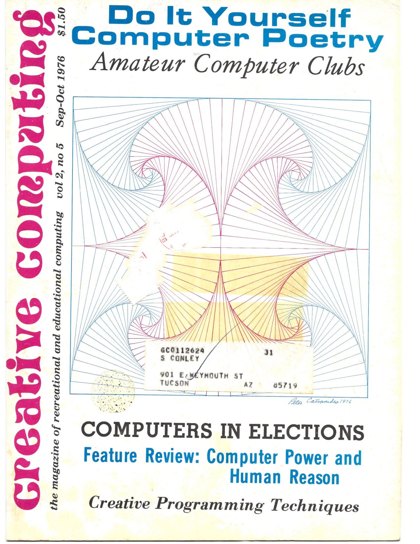 Creative Computing — September–October 1976 cover
