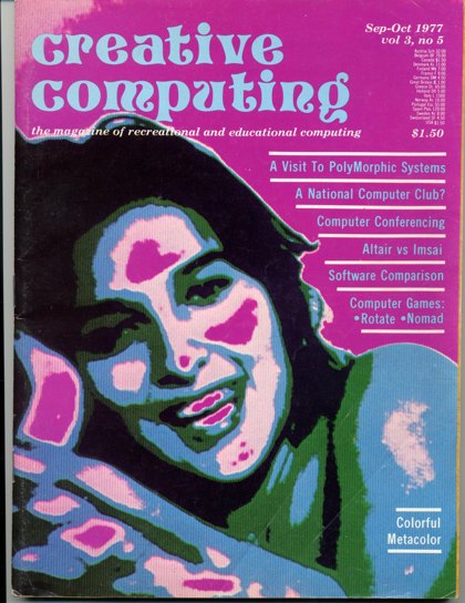Creative Computing — September–October 1977 cover