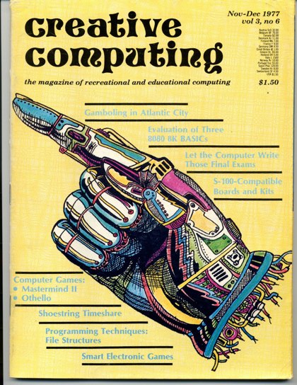 Creative Computing — November–December 1977 cover