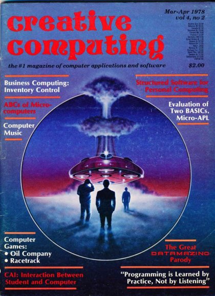 Creative Computing — March–April 1978 cover