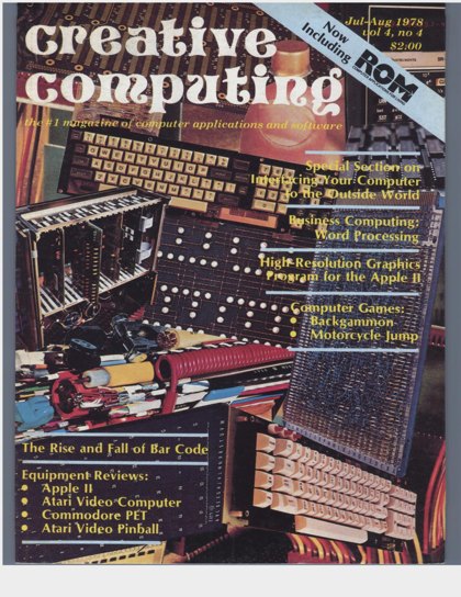 Creative Computing — July–August 1978 cover