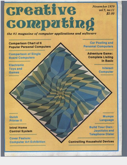 Creative Computing — November 1979 cover