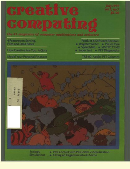 Creative Computing — July 1979 cover