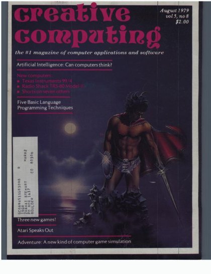 Creative Computing — August 1979 cover