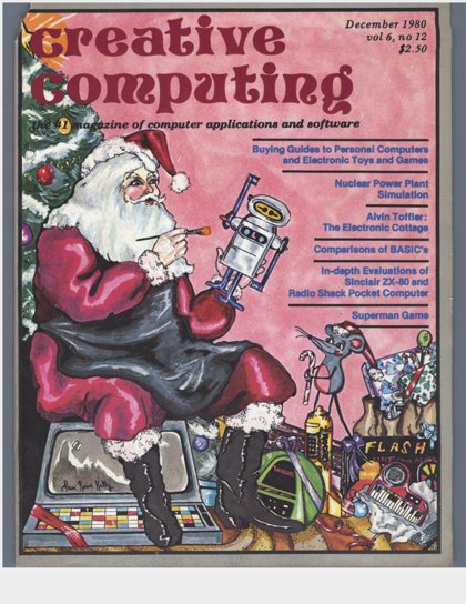 Creative Computing — December 1980 cover