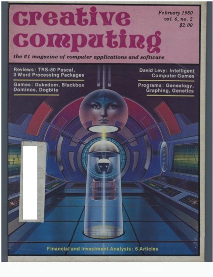Creative Computing — February 1980 cover