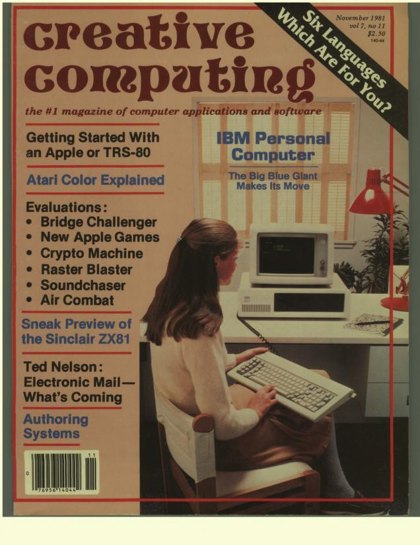 Creative Computing — November 1981 cover