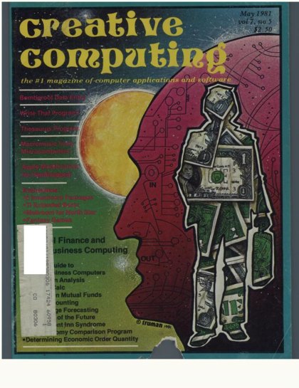 Creative Computing — May 1981 cover