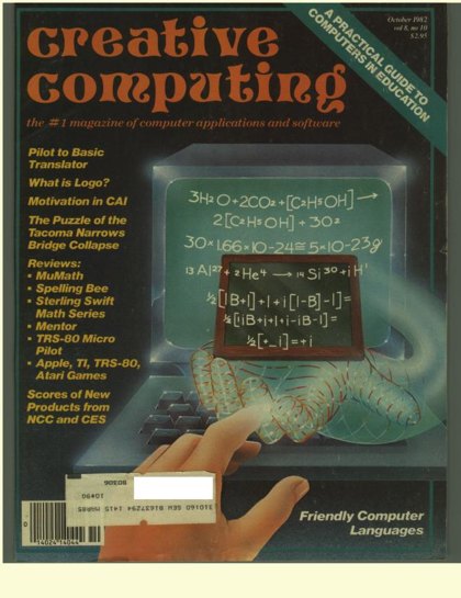 Creative Computing — October 1982 cover