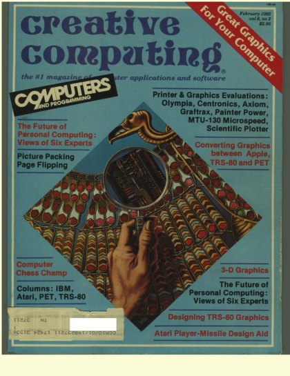 Creative Computing — February 1982 cover