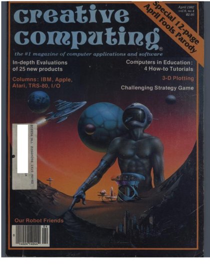 Creative Computing — April 1982 cover