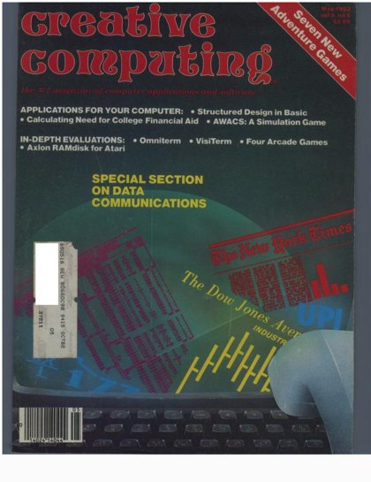 Creative Computing — May 1982 cover