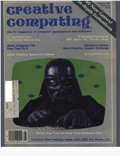 Creative Computing — August 1982 cover