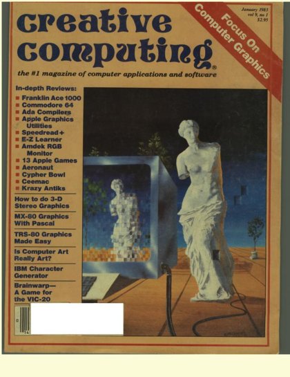 Creative Computing — January 1983 cover