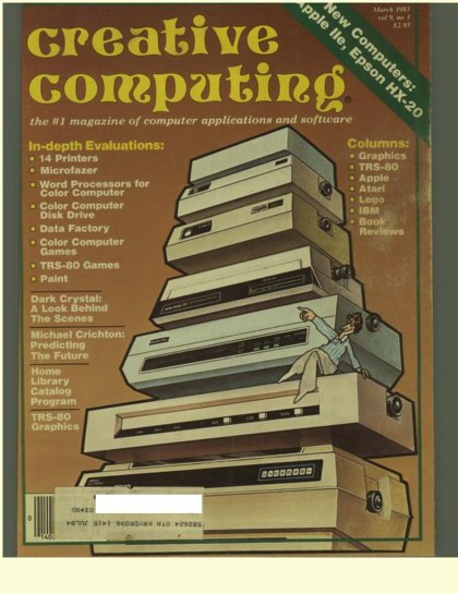 Creative Computing — March 1983 cover