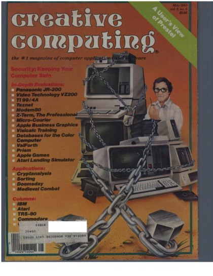 Creative Computing — May 1983 cover