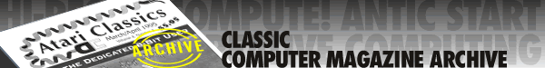 Classic Computer Magazine Archive