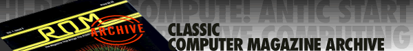 Classic Computer Magazine Archive