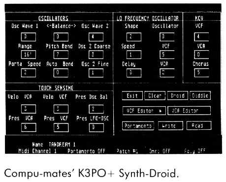 Compu-mate's K3PO+ Synth-Drouid.