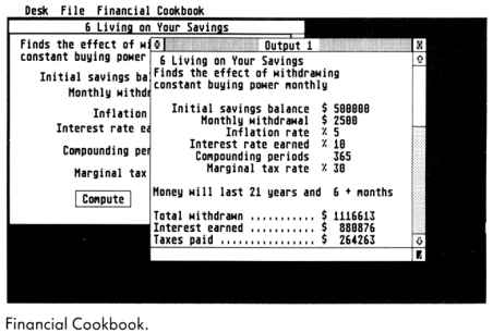 Financial Cookbook.