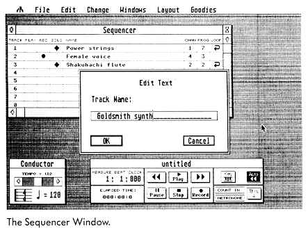 The Sequencer Window.