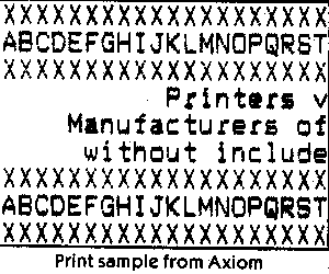 Print sample from Axiom
