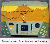 screen from Rescue on Fractalus